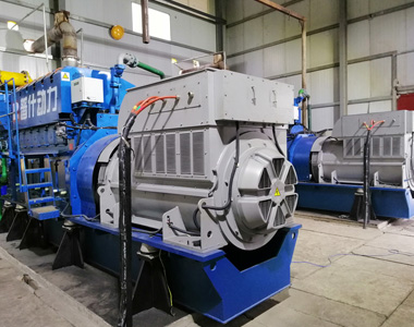 丰都甘泰沼气发电项目配kaiyuan官网2台850KW/10.5KV6极高压发电机