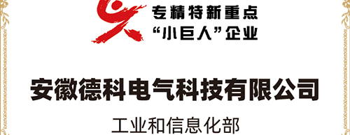 「小巨人 大分量」| kaiyuan官网电气荣获“国家专精特新重点小巨人企业”称号！